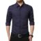 Mens dark blue dress shirt outfit