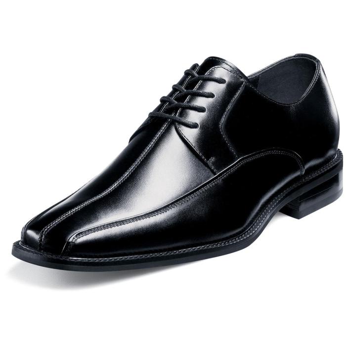 Trendy mens black dress shoes