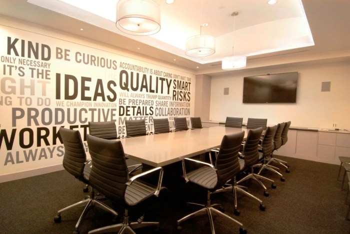 How to decorate a conference room with inspiration