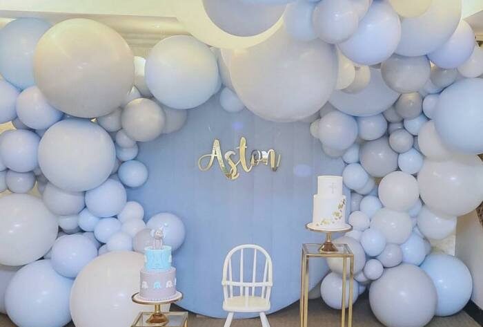 How to make balloon decoration for christening