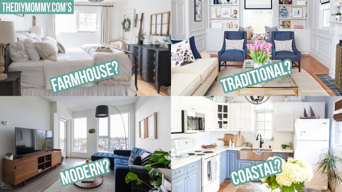 What are the different home decorating styles