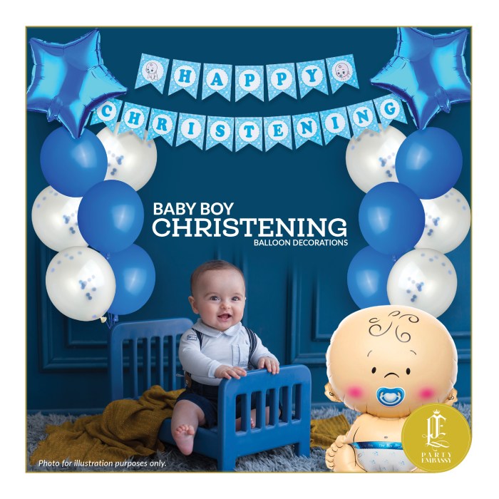 How to make balloon decoration for christening