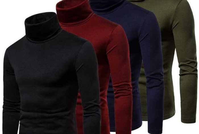 Mens dress turtleneck shirts