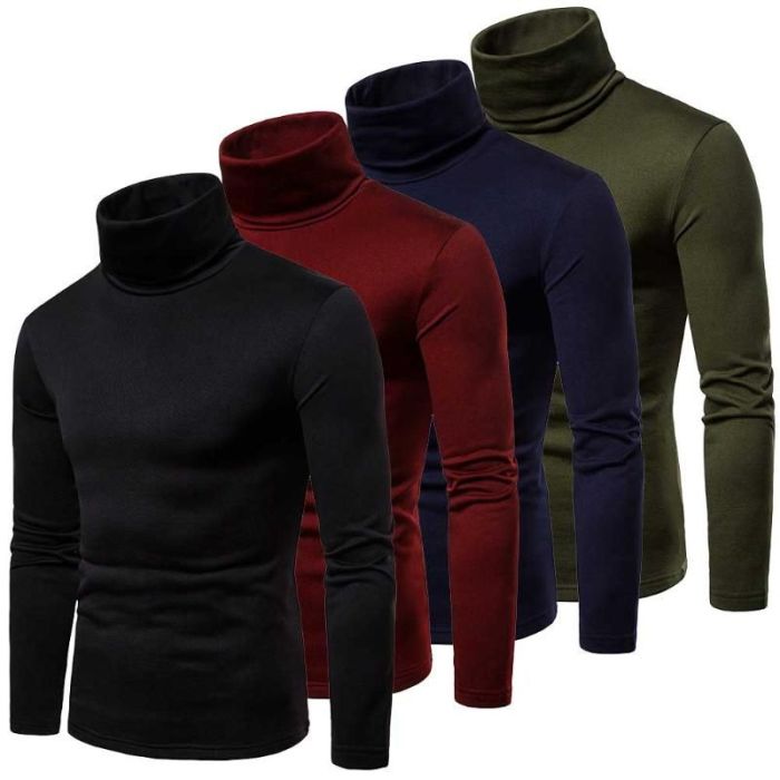 Mens dress turtleneck shirts