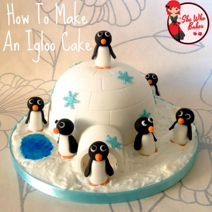 How to make a penguin cake decoration