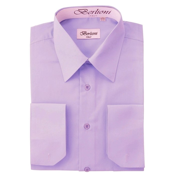 Lilac dress shirts for men