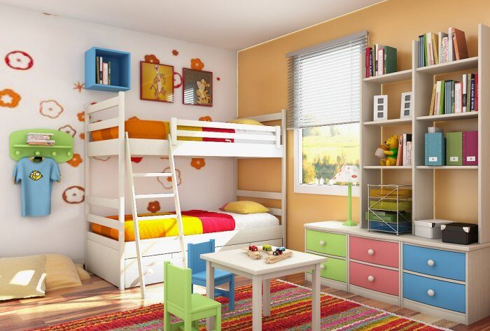 How to decorate a kids cartoon style room