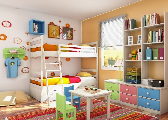 How to decorate a kids cartoon style room