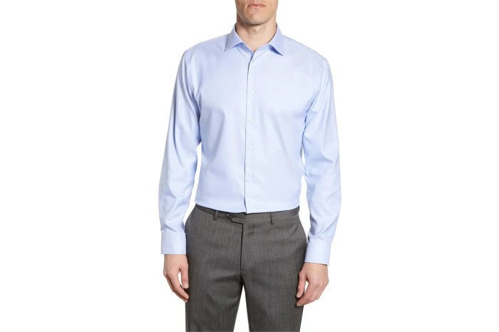 Mens light blue dress shirt