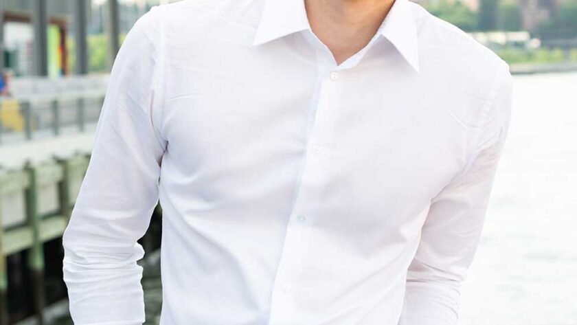 Men's white dress shirts on sale