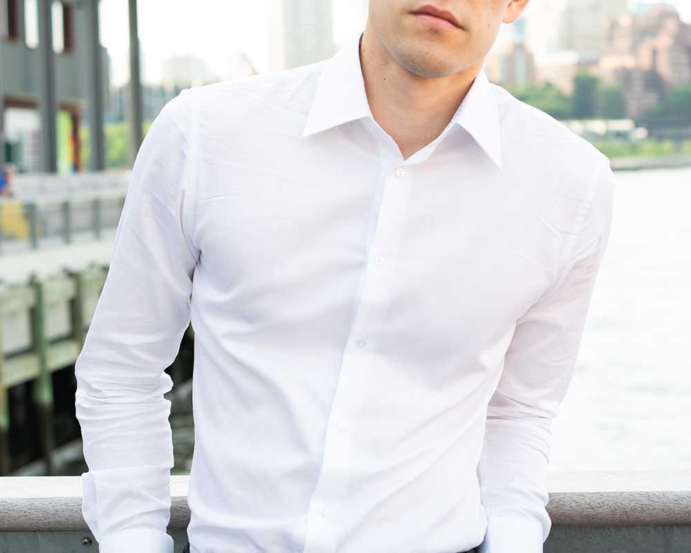 Men's white dress shirts on sale