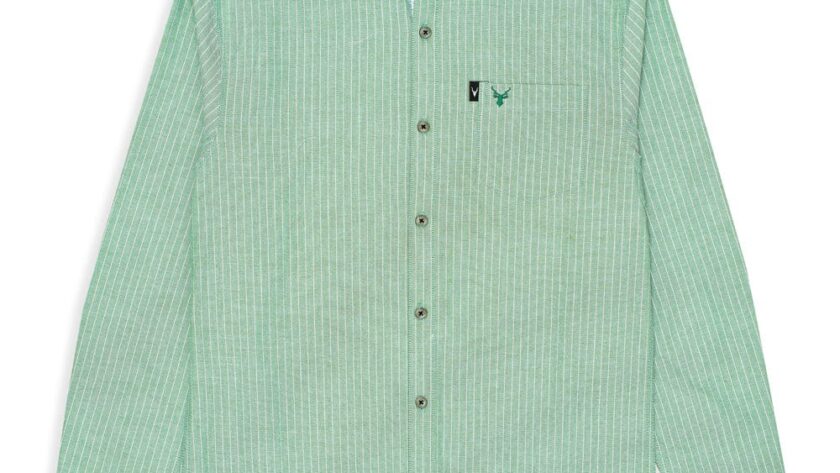 Mint green mens dress shirt