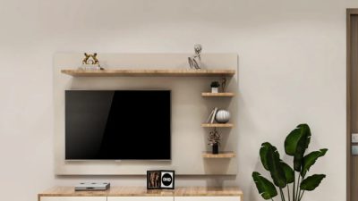 Desain interior tempat tv