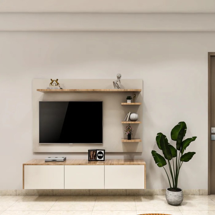 Desain interior tempat tv