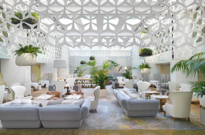 Desain interior lobby hotel