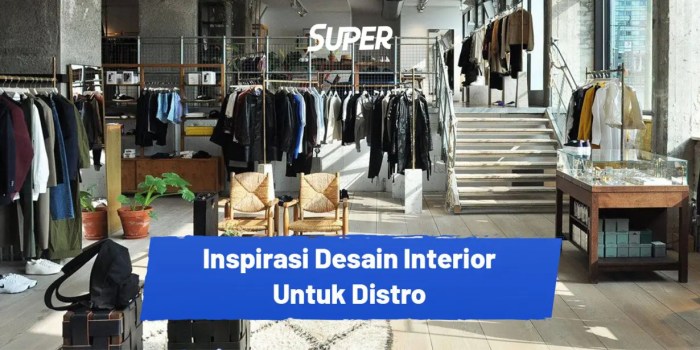 Desain interior distro kecil