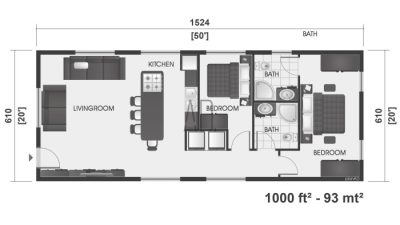 Desain interior rumah sempit