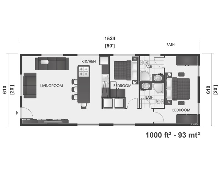 Desain interior rumah sempit